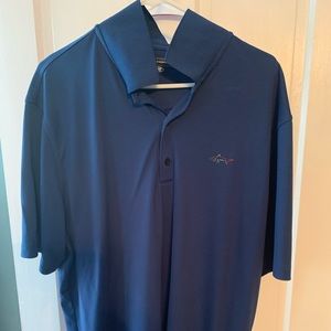 Very Good Condition Greg Norman XL Blue Polo